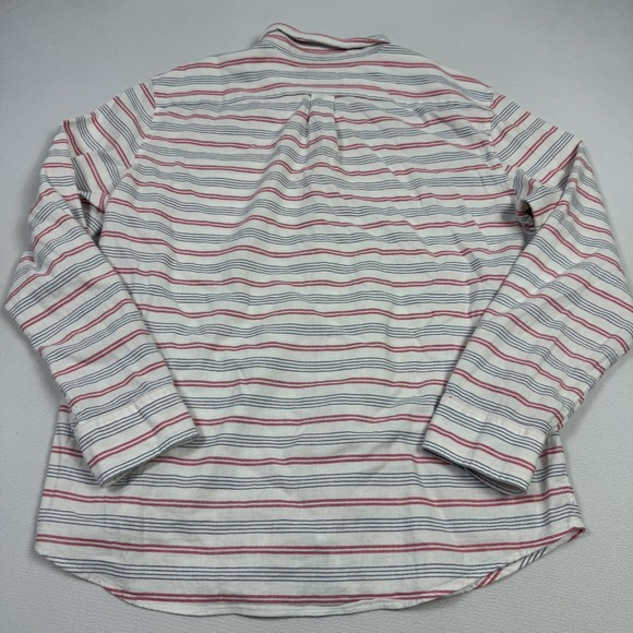 Vineyard Vines Men's Slim Longshore Shirt Linen Blend Striped Multicolor Medium - Picture 10 of 11